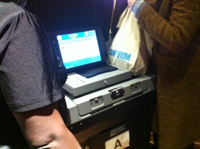 Uh-oh, it's a jammed ballot scanner!